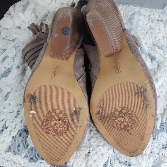 Vince Camuto Janessa Peep Toe Booties size 9.5 - Picture 9 of 9